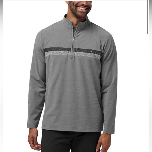 Travis Mathew Sit And Sip 1/4 Quarter-Zip Pullover NWT